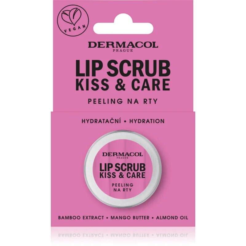Kiss & Care Exfoliant pentru buze din bambus parfum Red Fruit 12 ml