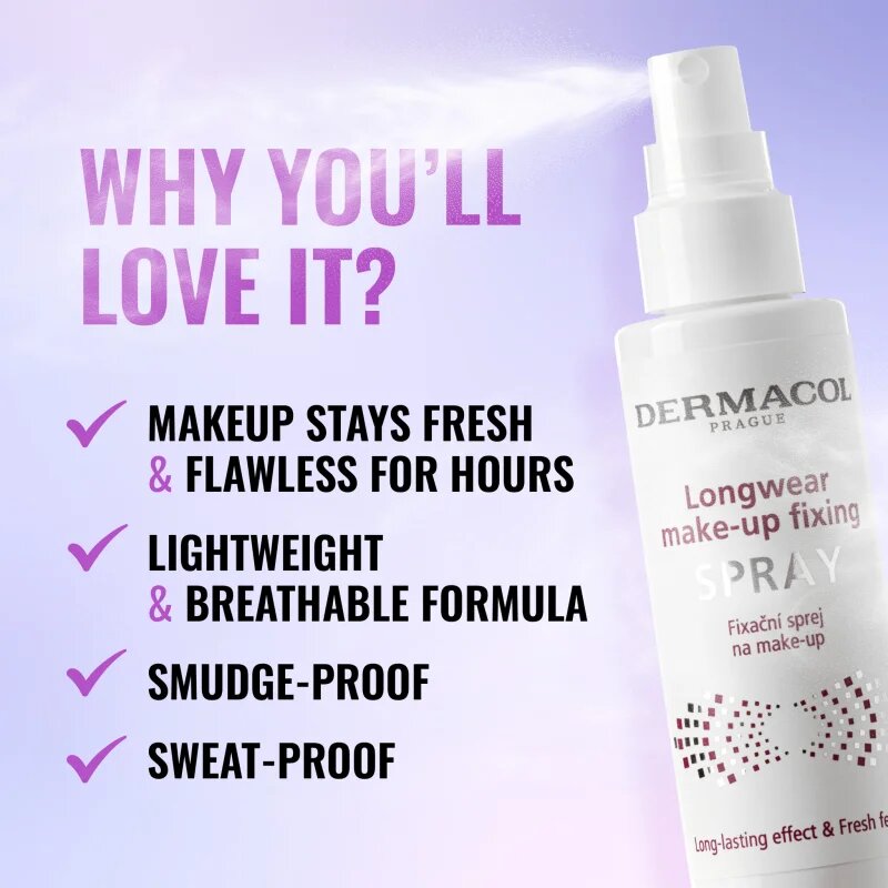 Dermacol Longwear Make-up Fixing Spray fixator make-up 100 ml