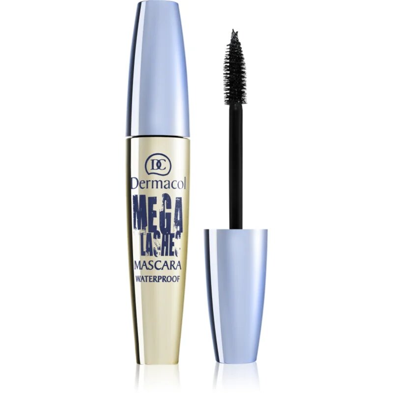 Dermacol Mega Lashes Waterproof mascara waterproof pentru volum culoare Black 12.5 ml