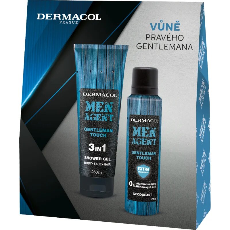 Dermacol Men Agent Gentleman Touch set cadou pentru corp pentru bărbați
