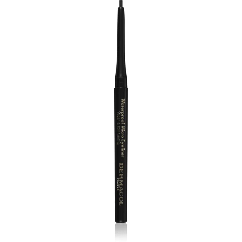 Dermacol Micro Eyeliner Waterproof creion dermatograf waterproof culoare 01 Black 1 g