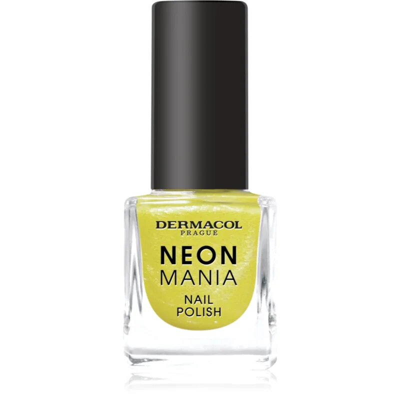 Dermacol Neon Mania lac de unghii culoare 4 Lemon pop 5 ml