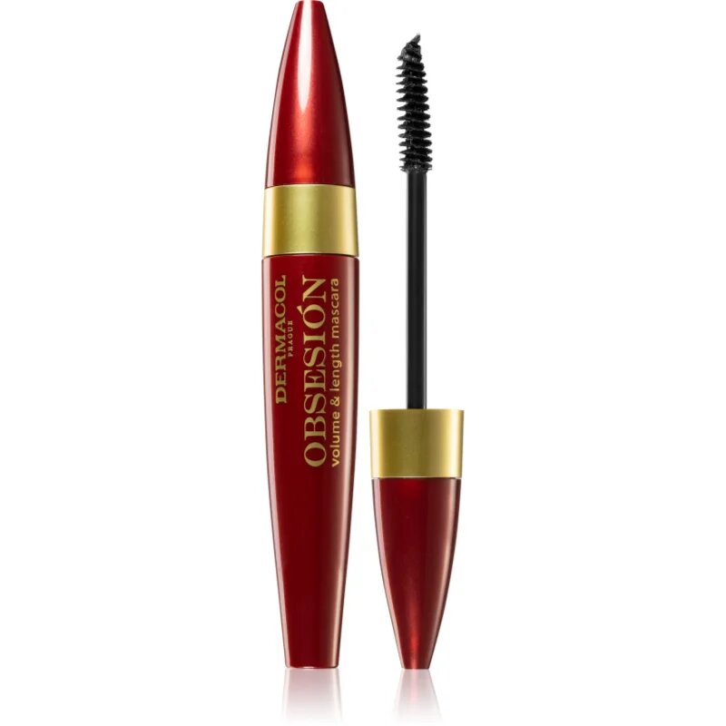 Dermacol Obsesión mascara pentru volum alungire si separarea genelor Black 12 ml