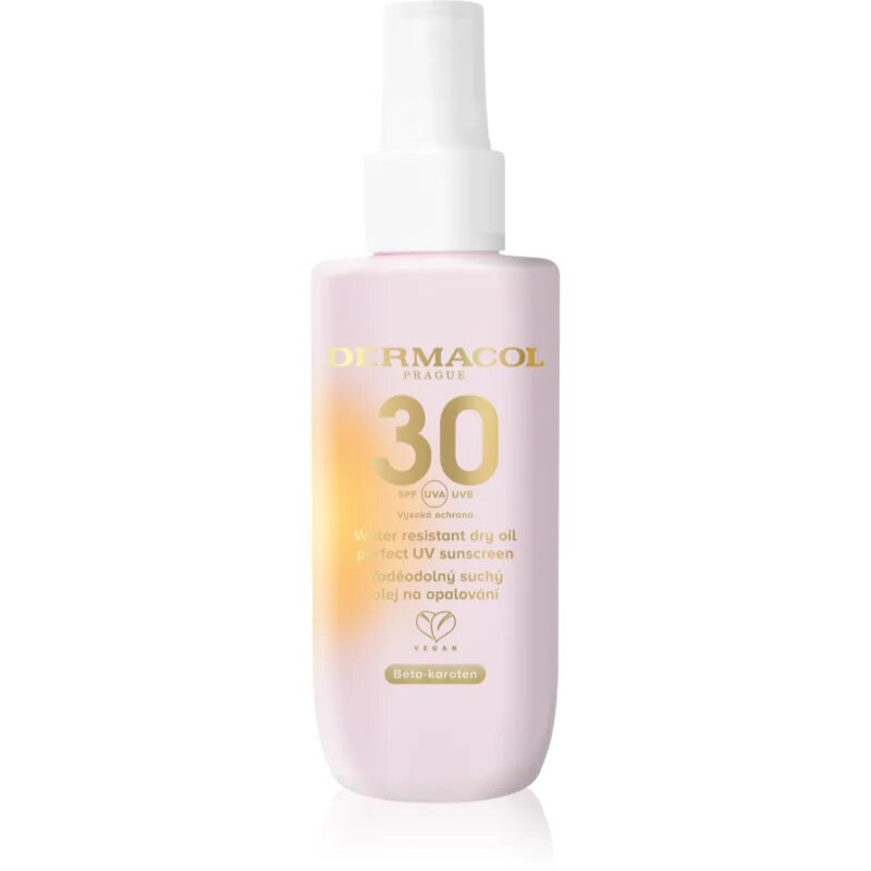 Dermacol Sun ulei uscat cu protecție solară rezistent la apa SPF 30 150 ml