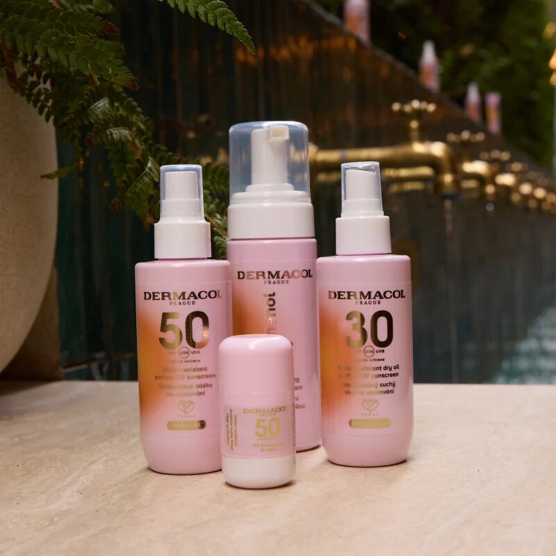 Dermacol Sun ulei uscat cu protecție solară rezistent la apa SPF 30 150 ml