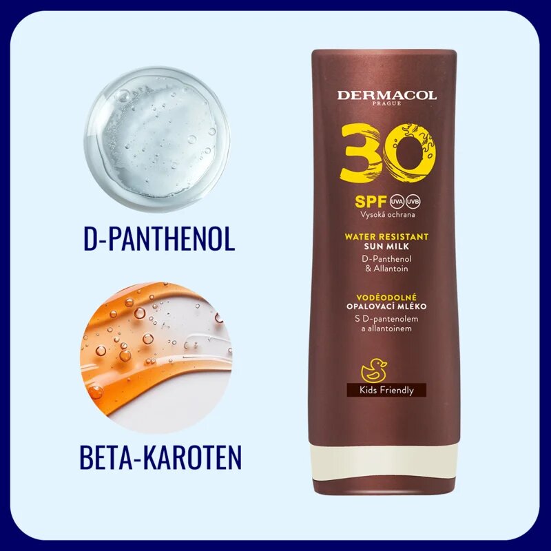 Dermacol Sun Water Resistant lapte de corp pentru soare rezistent la apa SPF 30 200 ml