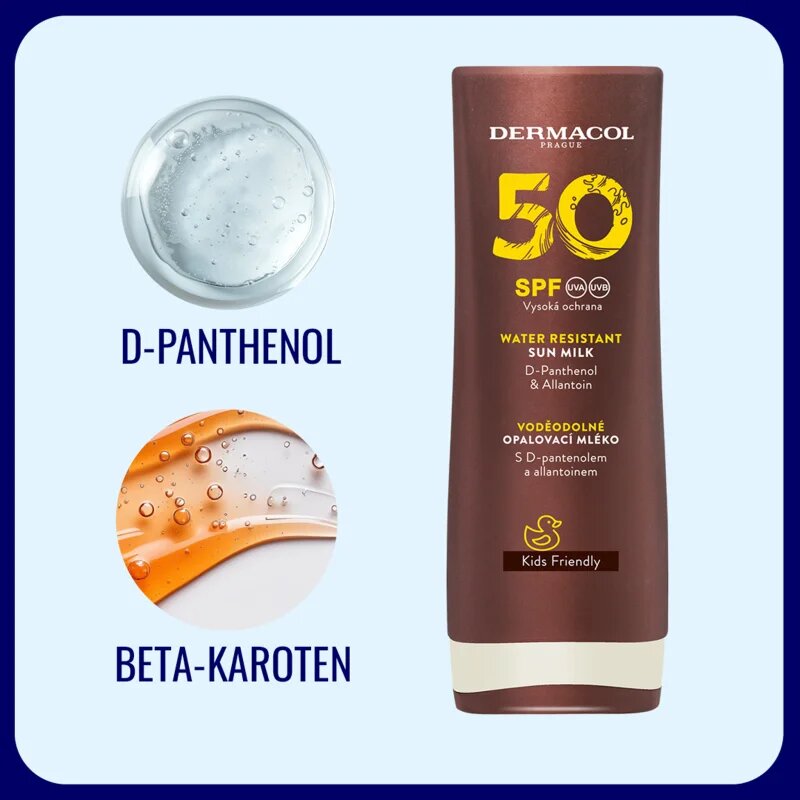 Dermacol Sun Water Resistant lapte de corp pentru soare rezistent la apa SPF 50 200 ml