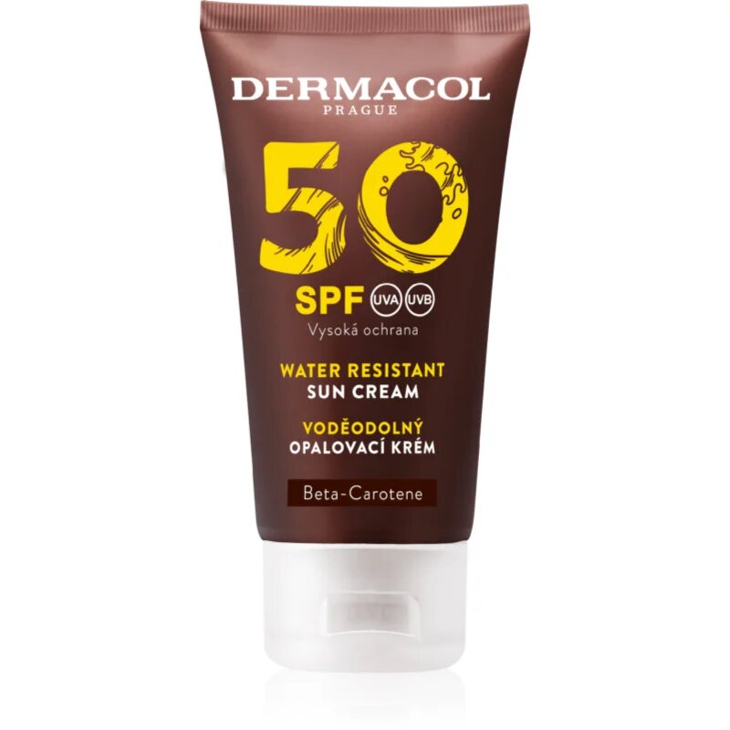 Dermacol Sun Water Resistant protectie solara rezistenta la apa pentru fata SPF 50 50 ml