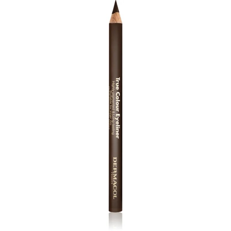 Dermacol True Colour Eyeliner dermatograf persistent culoare 02 Brown 4 g