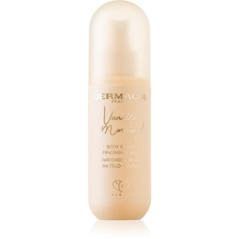 Dermacol Vanilla Morning brumă parfumată pentru corp si par pentru femei 150 ml