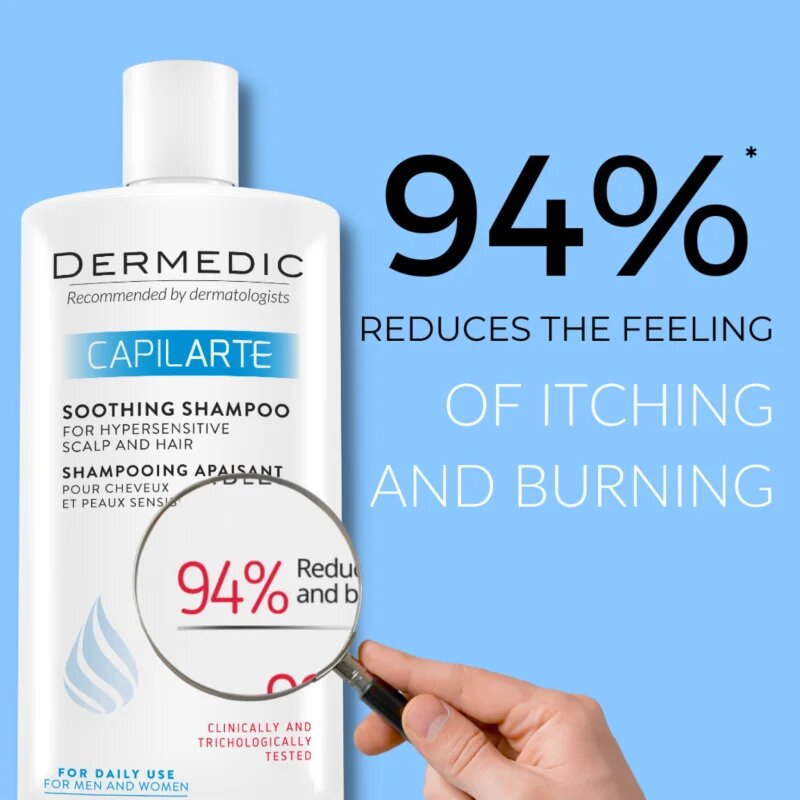 Dermedic Capilarte Soothing Shampoo sampon cu efect calmant pentru piele sensibila si iritata 300 ml