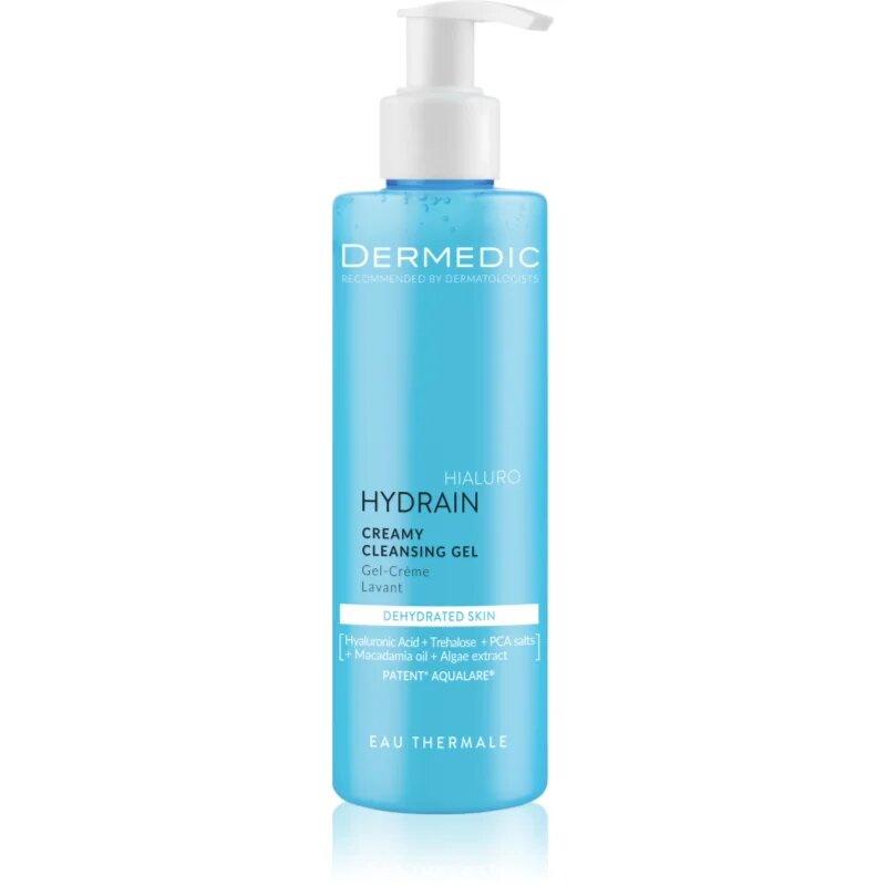 Dermedic Hydrain3 Hialuro gel de curatare cremos pentru pielea uscata si deshidratata 200 ml