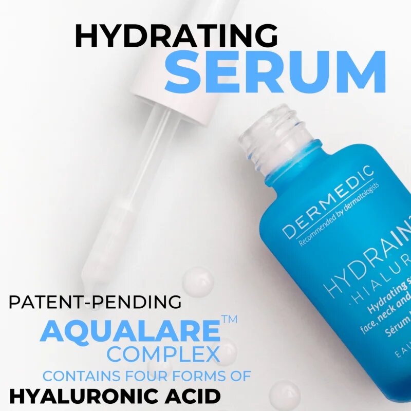 Dermedic Hydrain3 Hialuro ser facial hidratant uscata si foarte uscata 30 ml