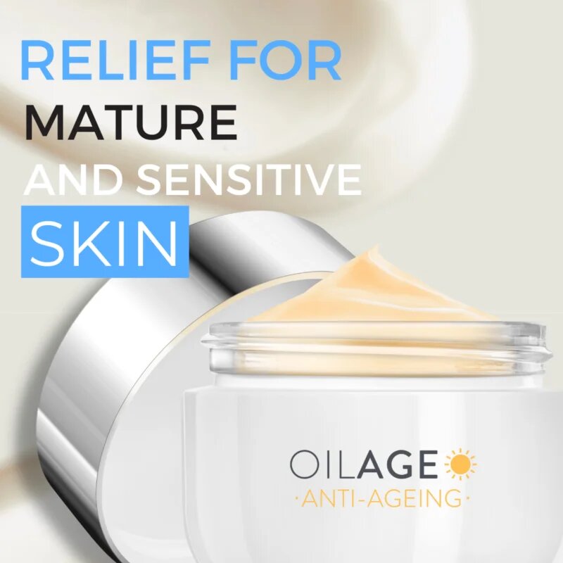 Dermedic Oilage Anti-Ageing cremă nutritivă de zi pentru refacerea densității pielii 50 g