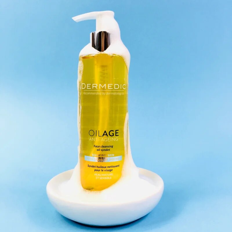 Dermedic Oilage Anti-Ageing ulei pentru spălarea feței cu detergent sintetic 200 ml