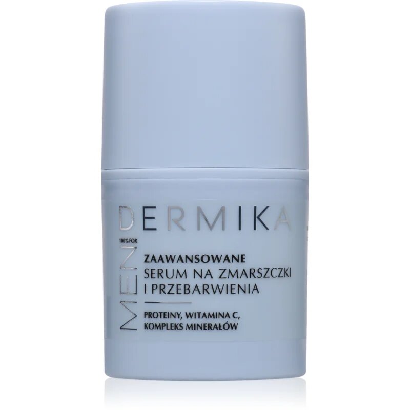 Dermika 100% for Men ser pentru netezirea petelor pigmentare si a ridurilor pentru barbati 30 ml