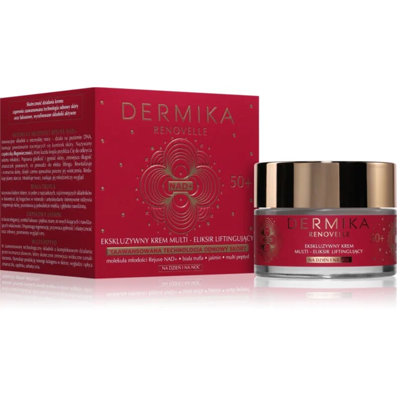 Dermika Renovelle 50+ cremă pentru față cu efect lifting 50 ml