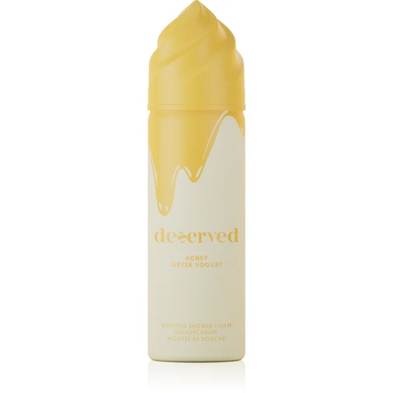 DESERVED Whipped Shower Foam Honey Greek Yogurt spumă pentru duș pentru corp 100 ml