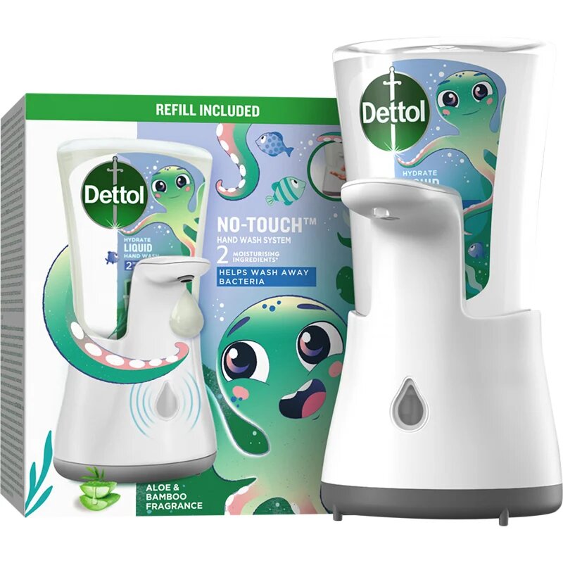 Dettol Kids No-Touch dozator de săpun cu senzor fără atingere 250 ml