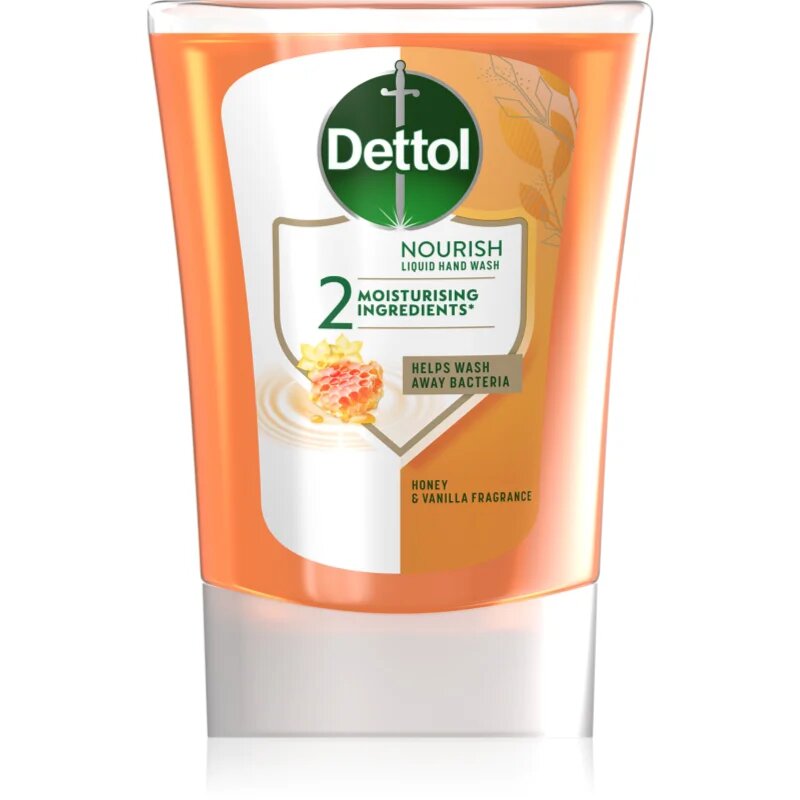 Dettol Soft on Skin Kids No-Touch Refill rezervă pentru dozator de săpun cu senzori fără atingere Honey & Vanilla 250 ml