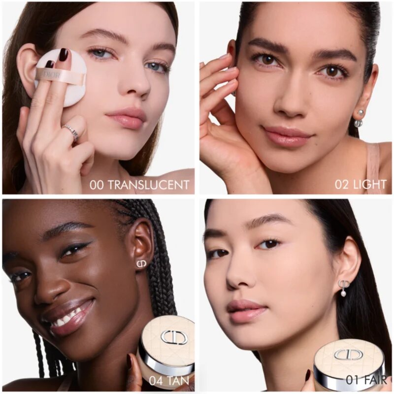 DIOR Forever On Set Powder pudra cu efect matifiant culoare 01 Fair 20 g