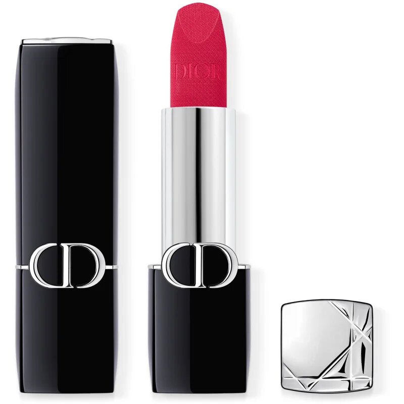 DIOR Rouge ruj cu persistenta indelungata reincarcabil culoare 784 Rouge Rose Velvet 3.5 g