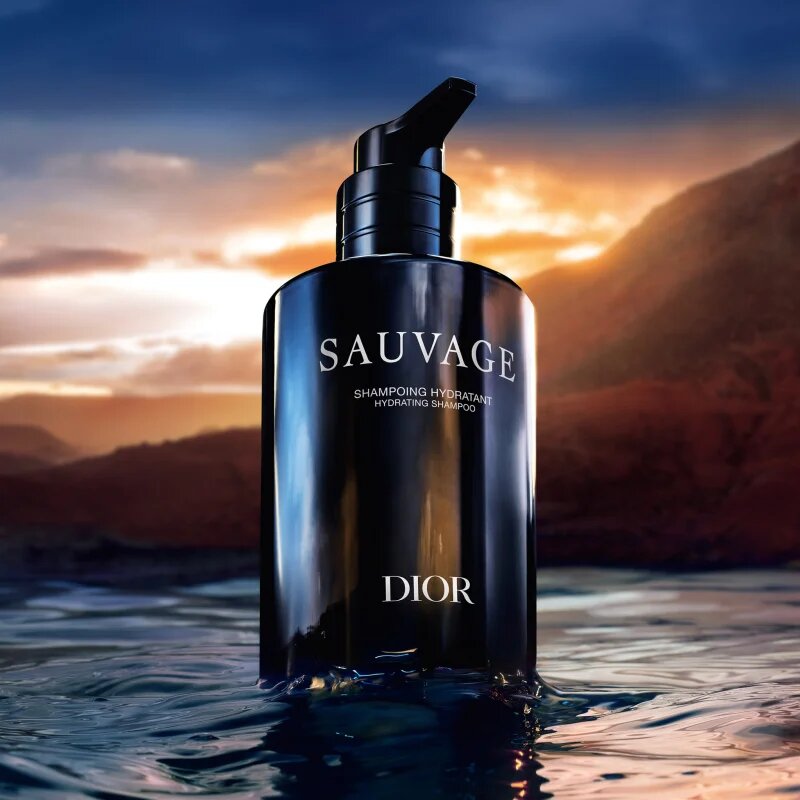 DIOR Sauvage Hydrating Shampoo sampon hidratant pentru bărbați 250 ml