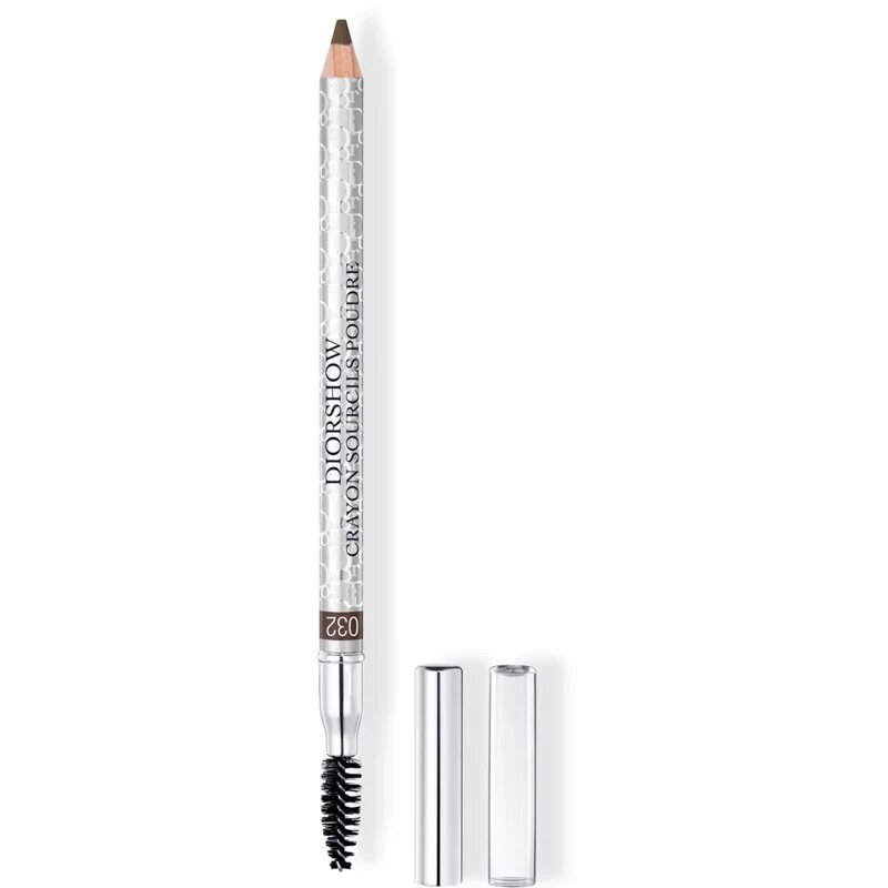 DIOR show Crayon Sourcils Poudre creion pentru sprâncene rezistent la apă culoare 032 Dark Brown 1.19 g