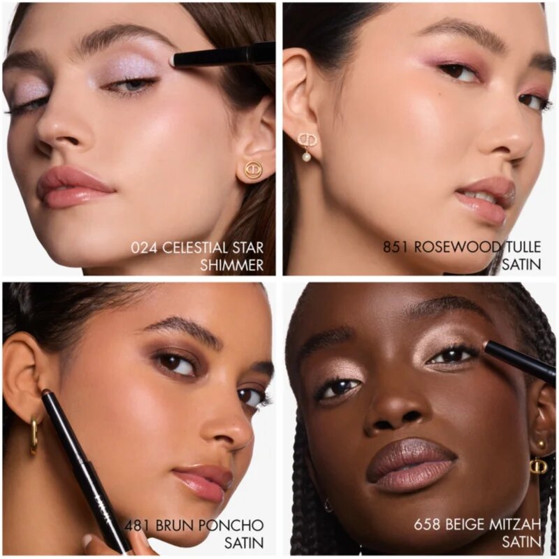 DIOR show Flash Stick creion pentru ochi impermeabil culoare 851 Rosewood Tulle 1.6 g