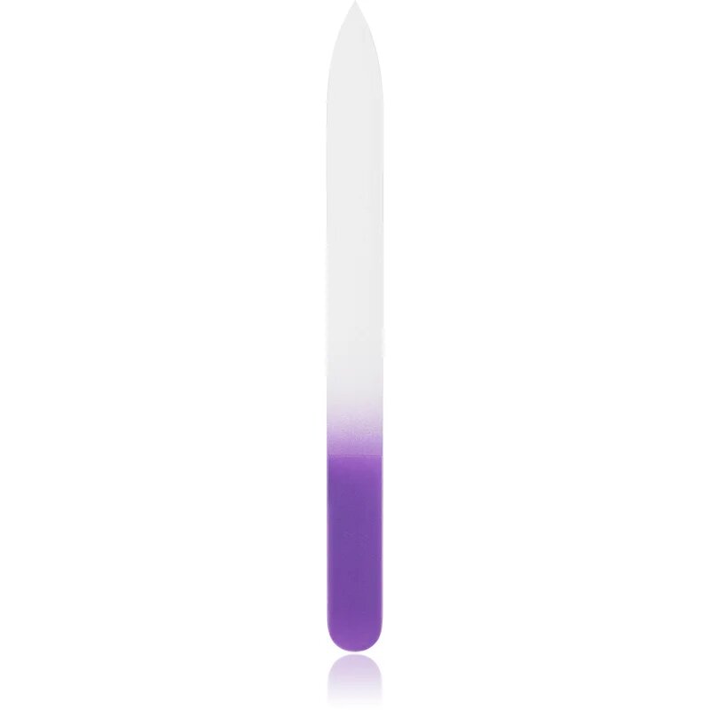 Diva & Nice Cosmetics Accessories File pila de unghii din sticla mare Violet 1 buc