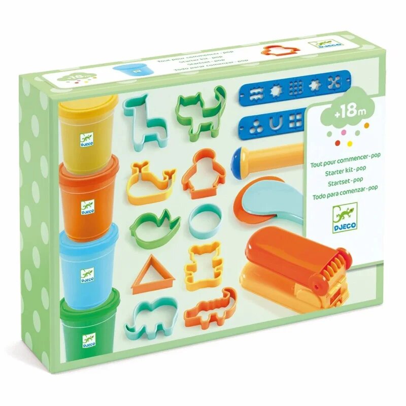 DJECO Starter kit-pop set de plastilină 18m+ 1 buc