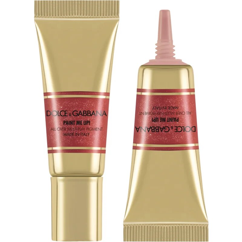 Dolce&Gabbana Bold Paint Me Up! machiaj multifuncțional pentru ochi buze și față culoare 03 Red Sketch - Metallic Brick Red 5 ml