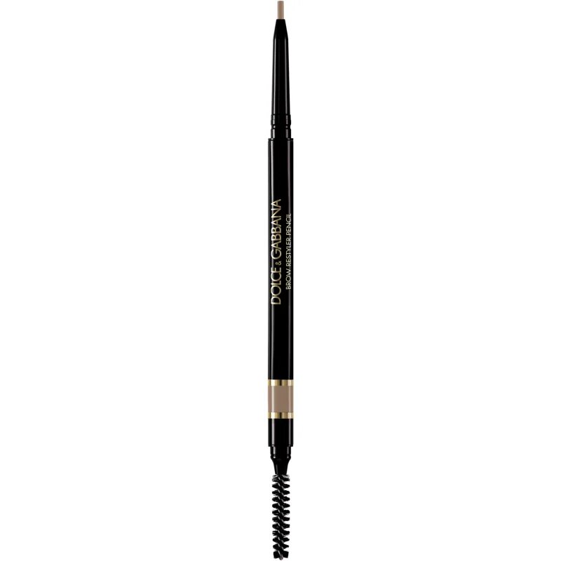 Dolce&Gabbana Classic Brow Restyler Pencil creion pentru sprancene cu pensula culoare 01 Honey Blonde - Neutral Ash Beige 0.09 g