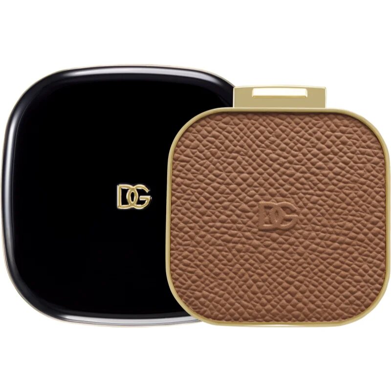 Dolce&Gabbana Classic Face&Eyes Match autobronzant rezervă culoare 04 Medium Deep - Neutral Toned Brown 14 g