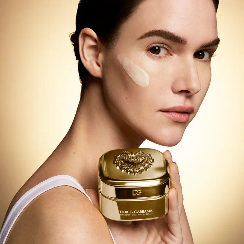Dolce&Gabbana Ever-Youth Gold Peptides Cream crema de fata cu efect de fermitate rezervă 50 ml