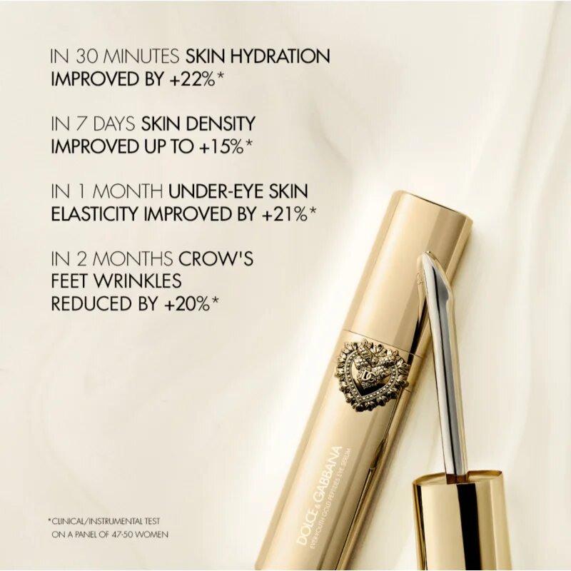 Dolce&Gabbana Ever-Youth Gold Peptides Eye Serum Ser de Ochi pentru Întinerire 10 ml