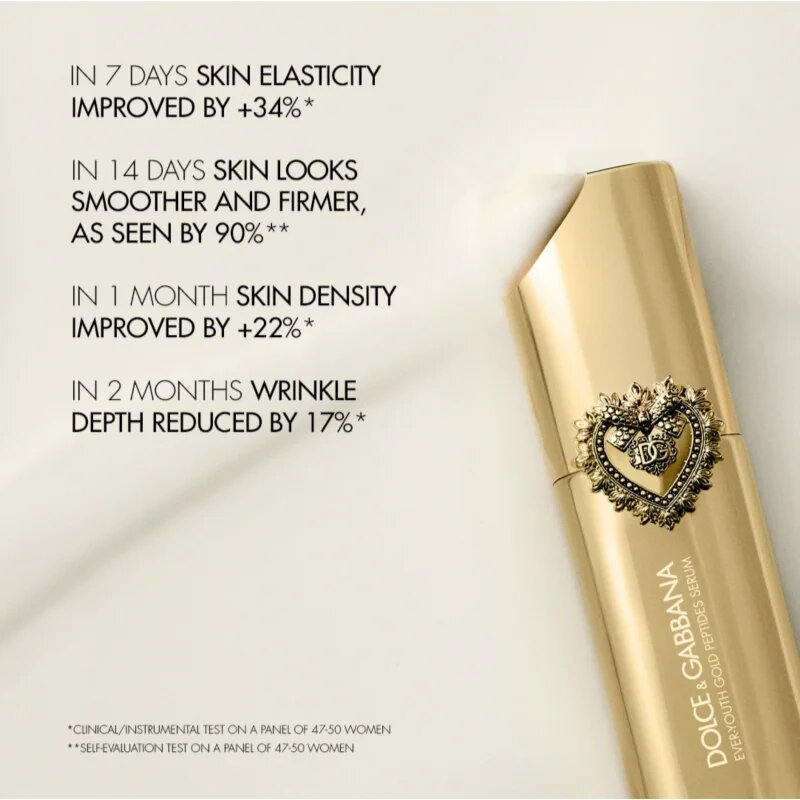 Dolce&Gabbana Ever-Youth Gold Peptides Serum ser de reîntinerire pentru fermitatea pielii 30 ml