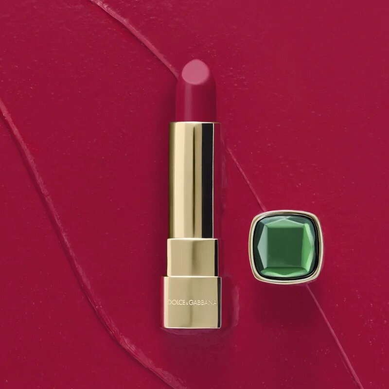 Dolce&Gabbana Gemstone Lipstick ruj strălucitor culoare 420 Emerald Scarlet 3.5 g
