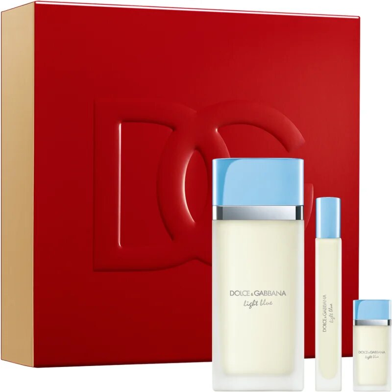 Dolce&Gabbana Light Blue EDT Trio Gift Set set cadou pentru femei