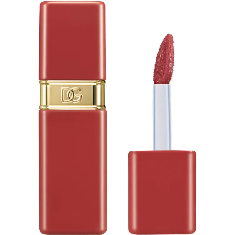 Dolce&Gabbana Rose Dew Lip Bite Ruj de buze lichid de lunga durata cu efect de hidratare culoare 05 Dreamy Rosewood - Milk Tea 6 ml
