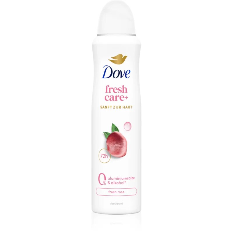 Dove 0% ALU Fresh Rose spray anti-perspirant fără aluminiu 150 ml