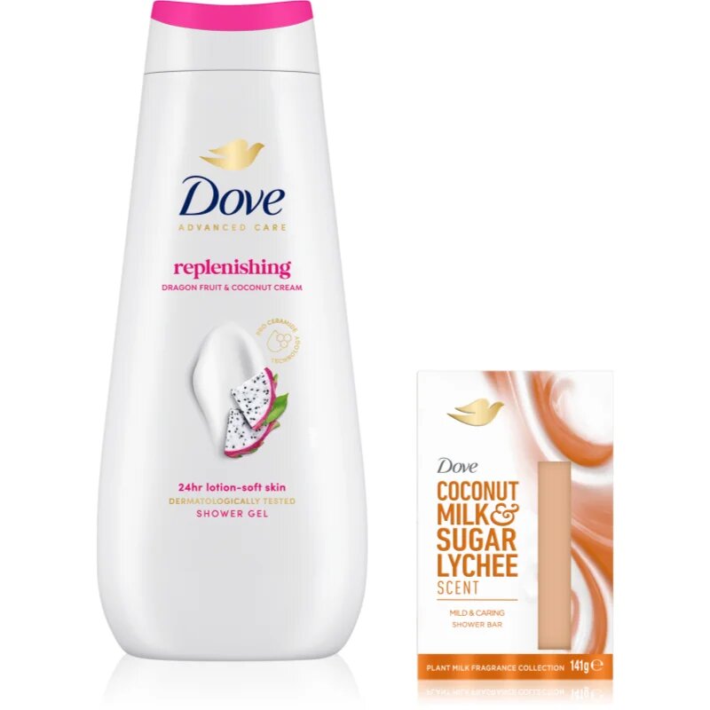 Dove Advanced Care set in dus