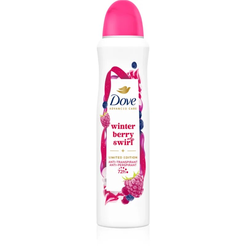 Dove Advanced Care Winter Berry antiperspirant spray editie limitata 150 ml