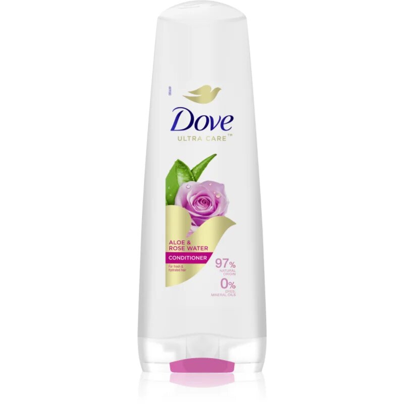 Dove Aloe & Rose Water balsam pentru hidratare si stralucire 350 ml