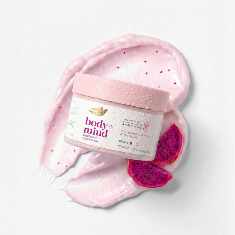 Dove Dragonfruit & Primrose exfoliant pentru corp 295 ml