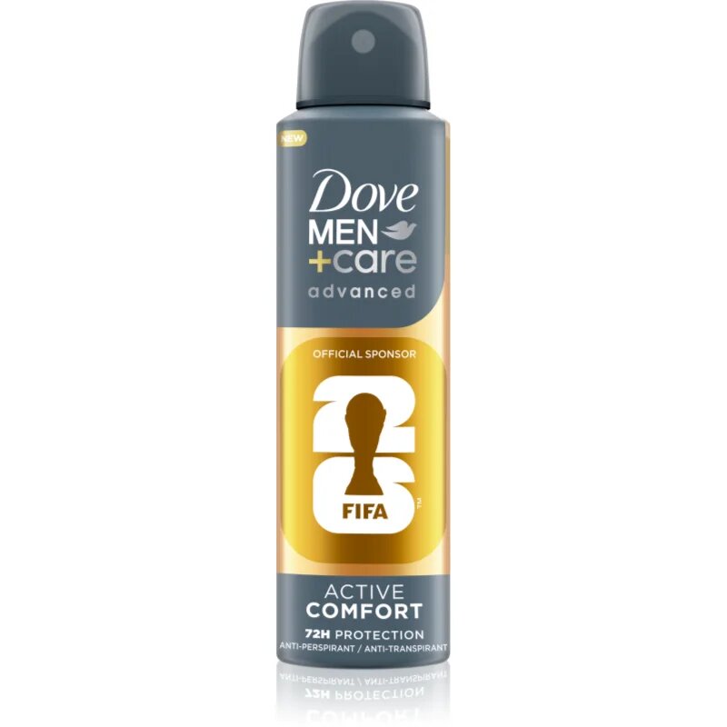 Dove Men+Care FIFA Active Comfort antiperspirant spray pentru bărbați 150 ml
