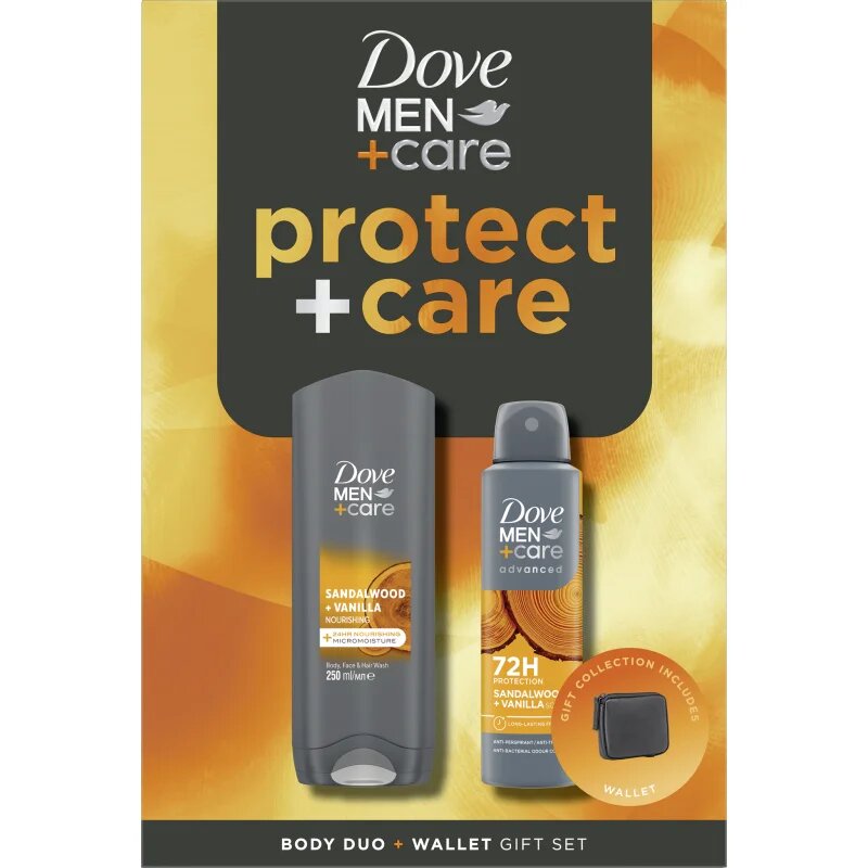 Dove Men+Care Sandalwood&Vanilla set cadou pentru barbati