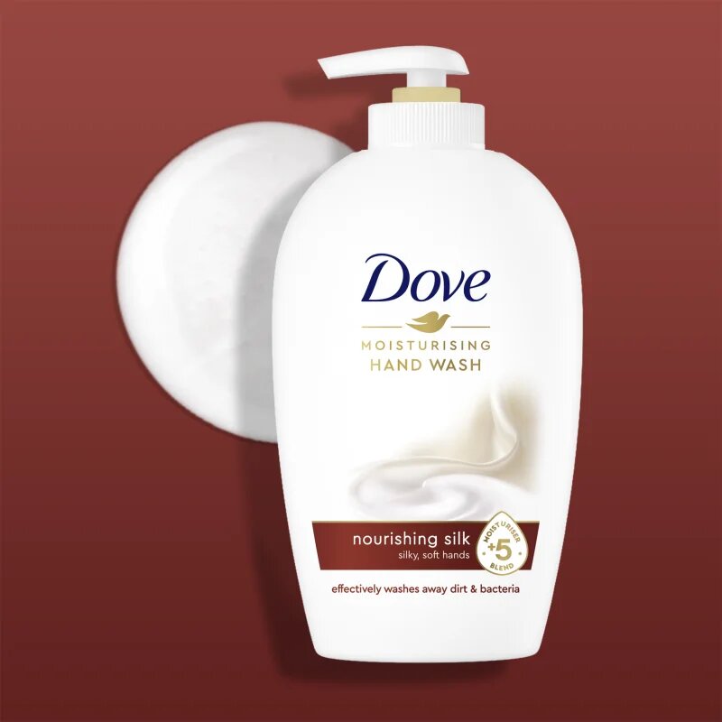 Dove Moisturizing Hand Wash Nourishing Silk săpun lichid cu pompa 250 ml