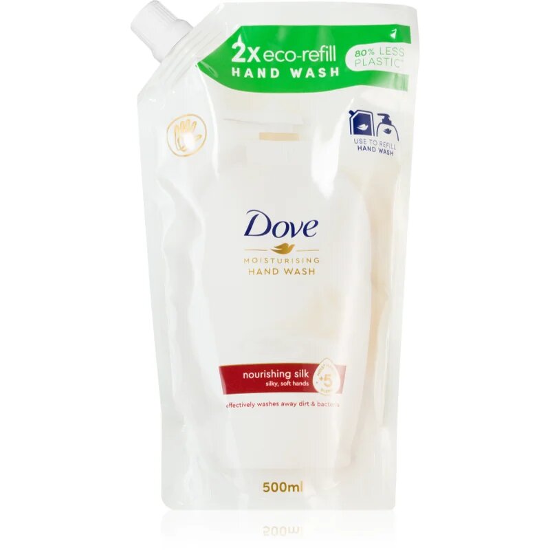 Dove Moisturizing Hand Wash Nourishing Silk săpun lichid rezervă 500 ml