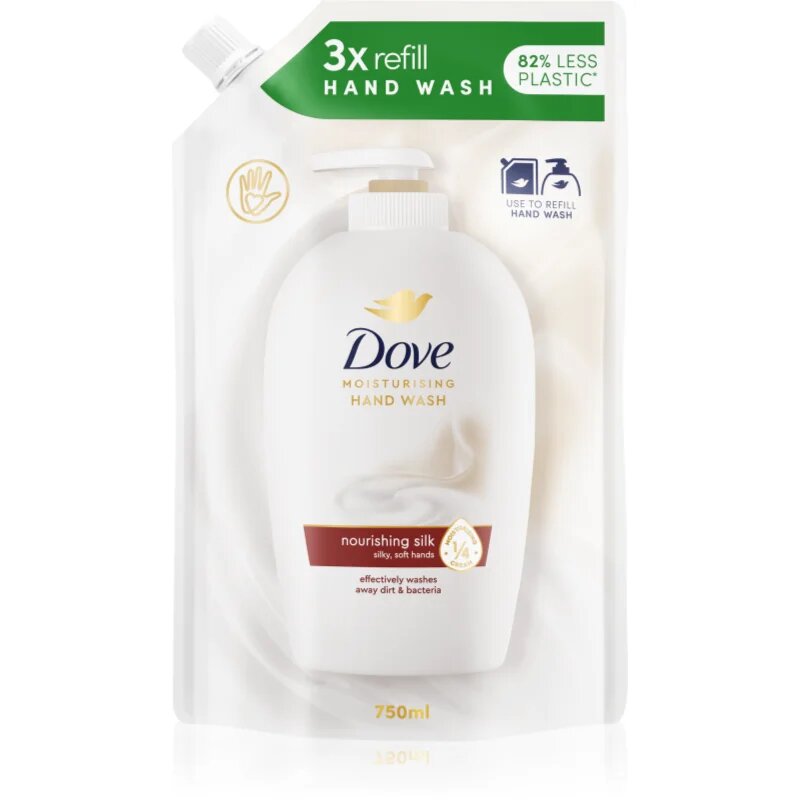 Dove Nourishing Silk săpun lichid rezervă 750 ml
